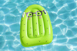 This is a lifestyle image showing the cactus surf rider float in the water.