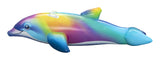 This image shows the dolphin ride-on float on a white background from a different angle.