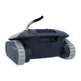 This image shows what the robotic pool vacuum looks like from the back.