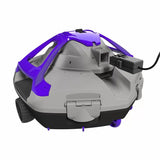 This image shows the robotic pool cleaner from a different angle on a white background.