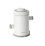 This image shows the Intex cartridge filter pump on a white background.