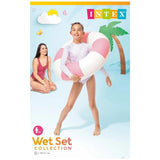 This image shows the packaging that this inner tube comes in. It reads "Intex Wet Set Collection."