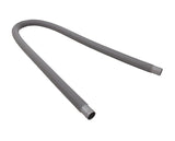 This image shows the silver pool hose on a white background.