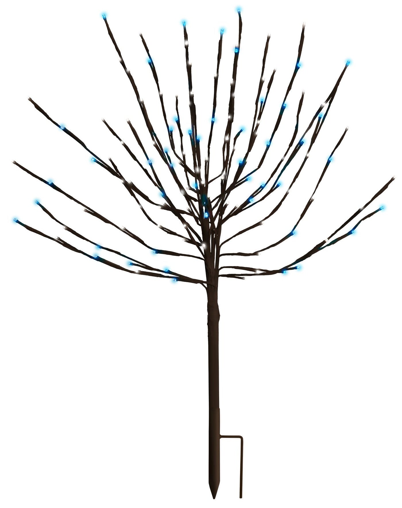 Double Twinkle Light Burst Ground Stake | Outdoor LED Decorations