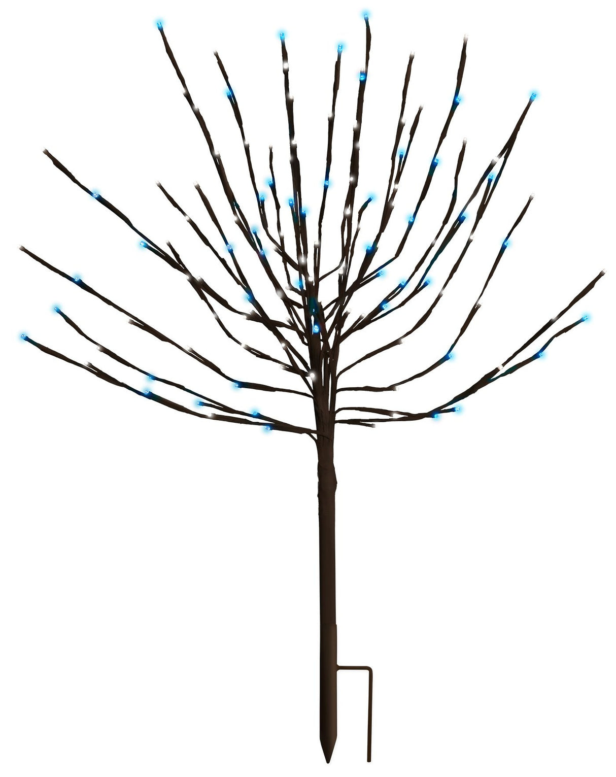 This image shows the blue and pure white light burst option on a white background.