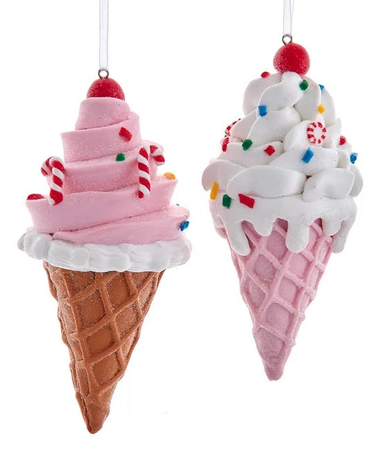 This image shows the two available options for this ornament.