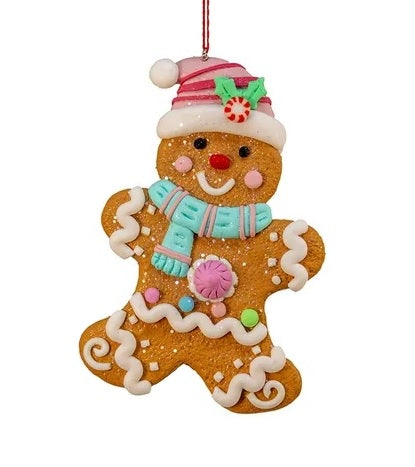 5" Pastel Gingerbread Man Ornament