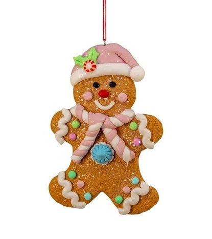 5" Pastel Gingerbread Man Ornament