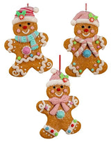 5" Pastel Gingerbread Man Ornament