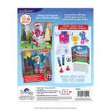 This image shows the back of the packaging this soccer kit comes in. It reads "Santaverse.The Elf on the Shelf. Official elf props for ALL of Santa's Helpers. Want more fun how-to ideas? Download the Scout Elf Ideas App!"