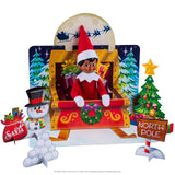 This image shows the Sleigh Ride pop up scene on a white background.