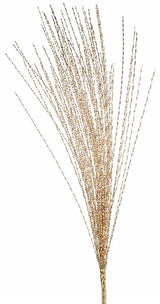 This is an image of a pick spray designed to look like twisted, metallic branches in a champagne gold color.