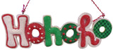 6.25" Whimsical Ho Ho Ho Ornament Sign