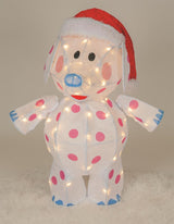 This image shows the elephant decoration on a tan background.