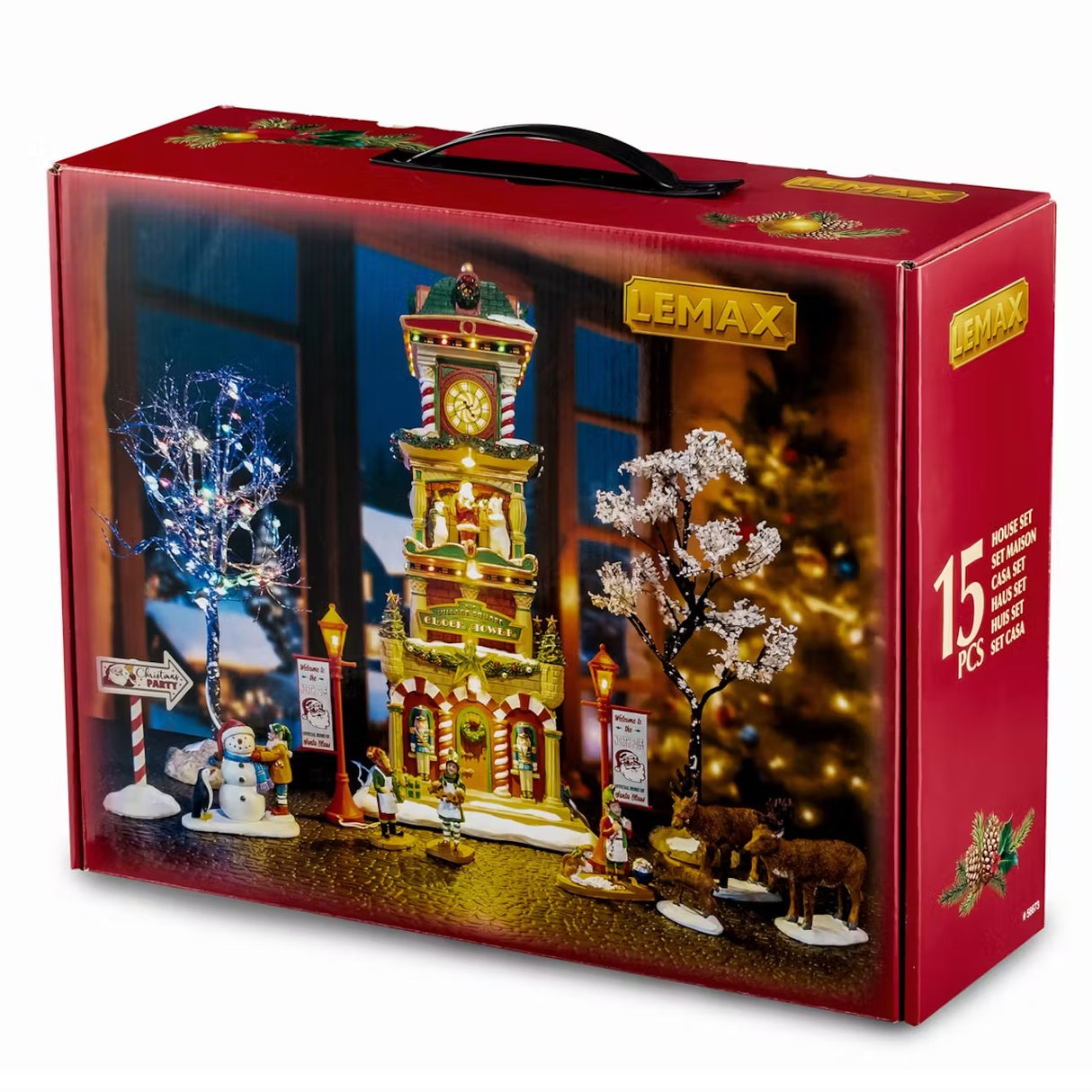This is a Lemax house set. This image shows the packaging it comes in.