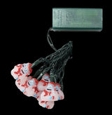 This image shows the Bumble lights on a black background. You can see the green battery box too.