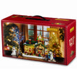 This is a Lemax house set. This image shows the packaging it comes in.
