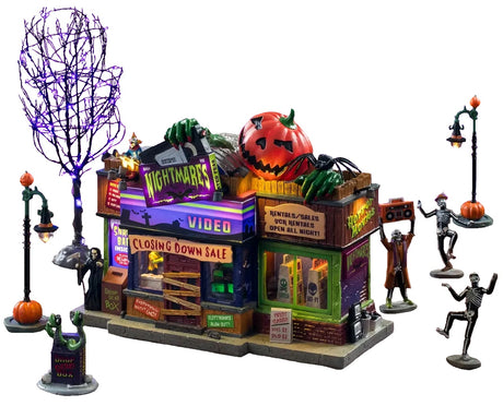 This image shows what this Lemax house set looks like on a white background.