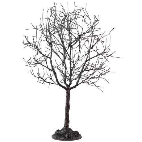 This is a Lemax Spooky Town maple tree that has a twisty trunk and a lot of bare branches.