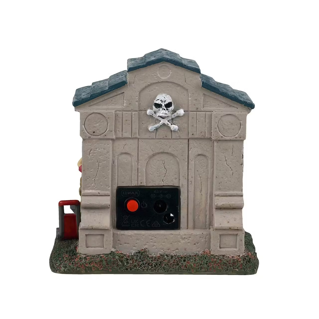 This is a different angle of this Lemax piece. It shows the back of the mausoleum.