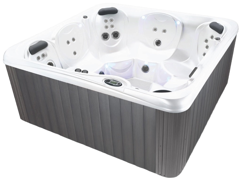This is a picture of the hot tub from above so you can see the seats and the jets.