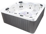 This is a picture of the hot tub from above so you can see the seats and the jets.