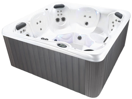 This is a picture of the hot tub from above so you can see the seats and the jets.