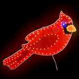 This moving image shows the lights blinking and the eye blinking.