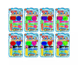 This image shows all the different color options for the different dive toys. There are 8 different versions.