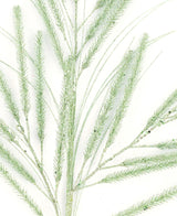 This is an up close view of the spiky grass and the glitter.