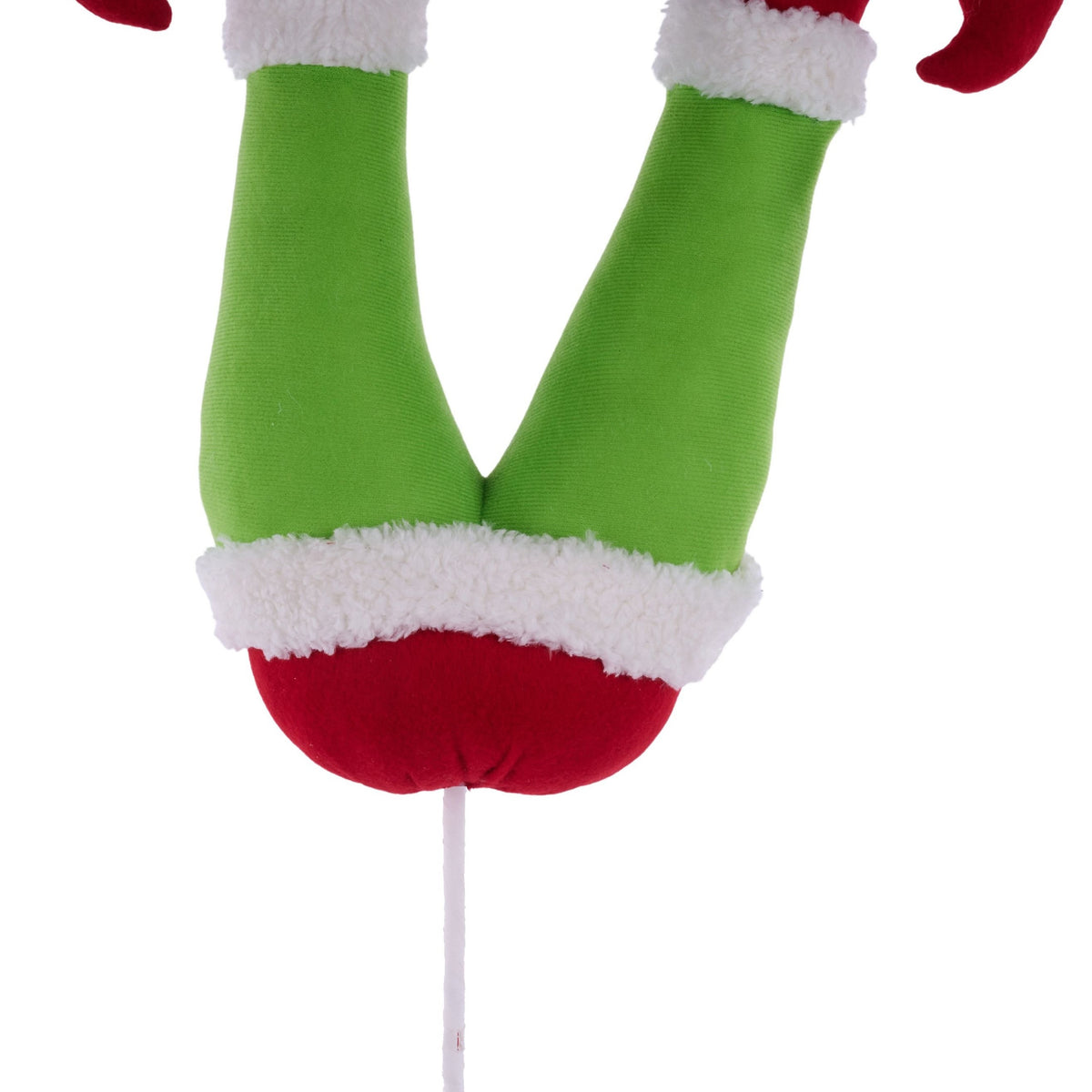 Velvet & Faux Fur Elf Bottom Decoration | Decorative Pick Sprays ...