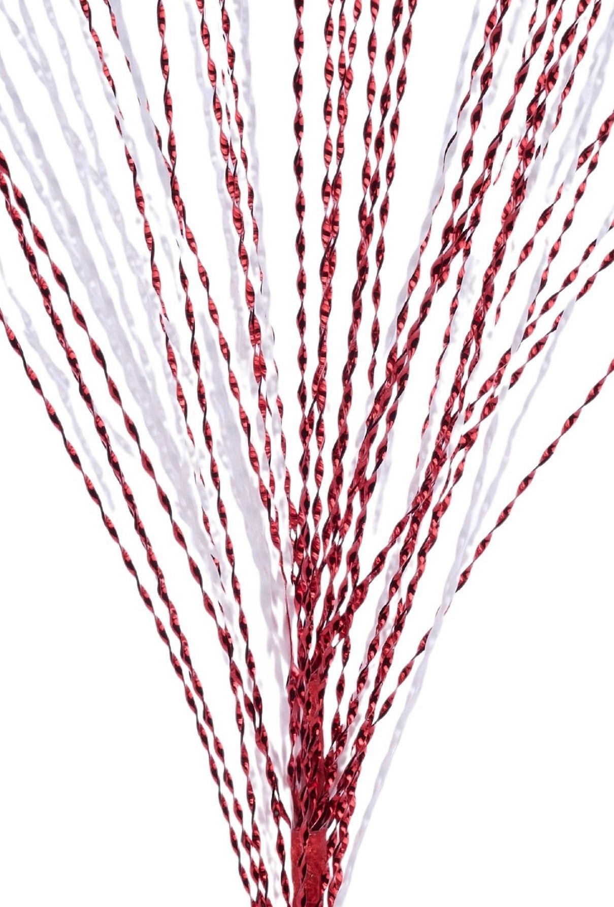 This is an up close image of the twisted foil branches of this pick spray.
