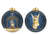 This image shows the two available options for this ornament.