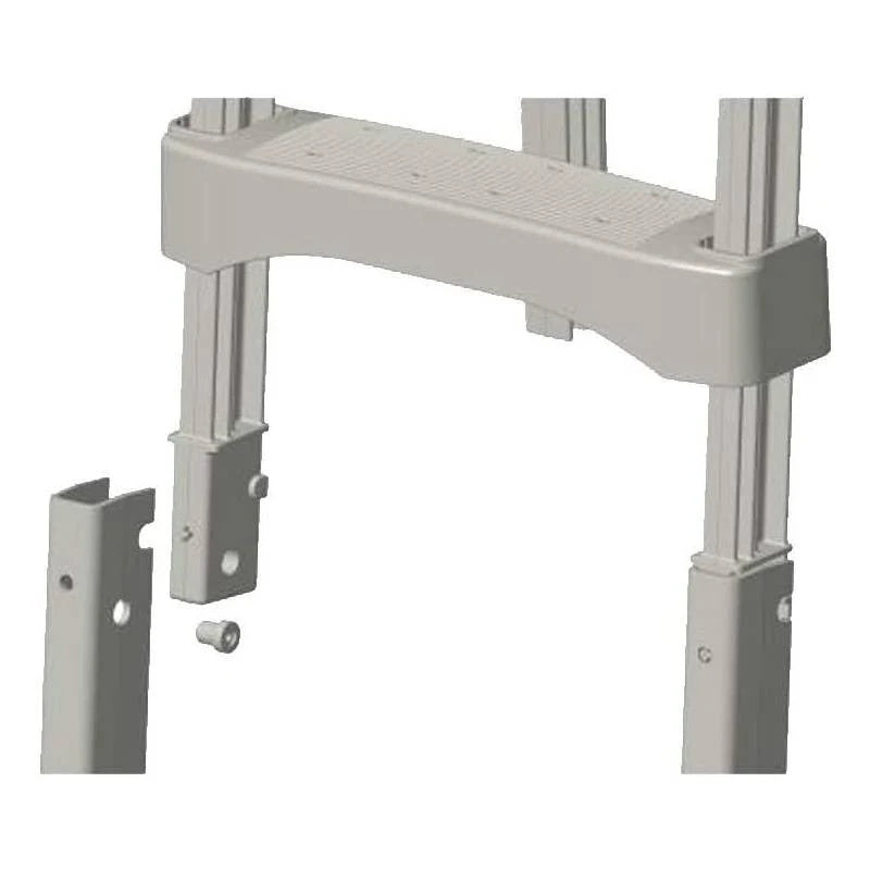 This image shows how the ladder gets put together.