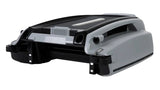 This image shows the side of the pool cleaner on a white background.