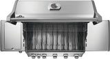 This is a view of the grill with it's grates from up above.