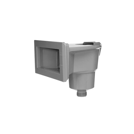 This image shows what the gray wide mouth skimmer looks like on a white background.