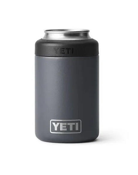 Charcoal colored Yeti colster.