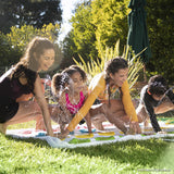 Just like the game of Twister only this one sprays you with water.