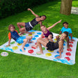 Just like the game of Twister only this one sprays you with water.