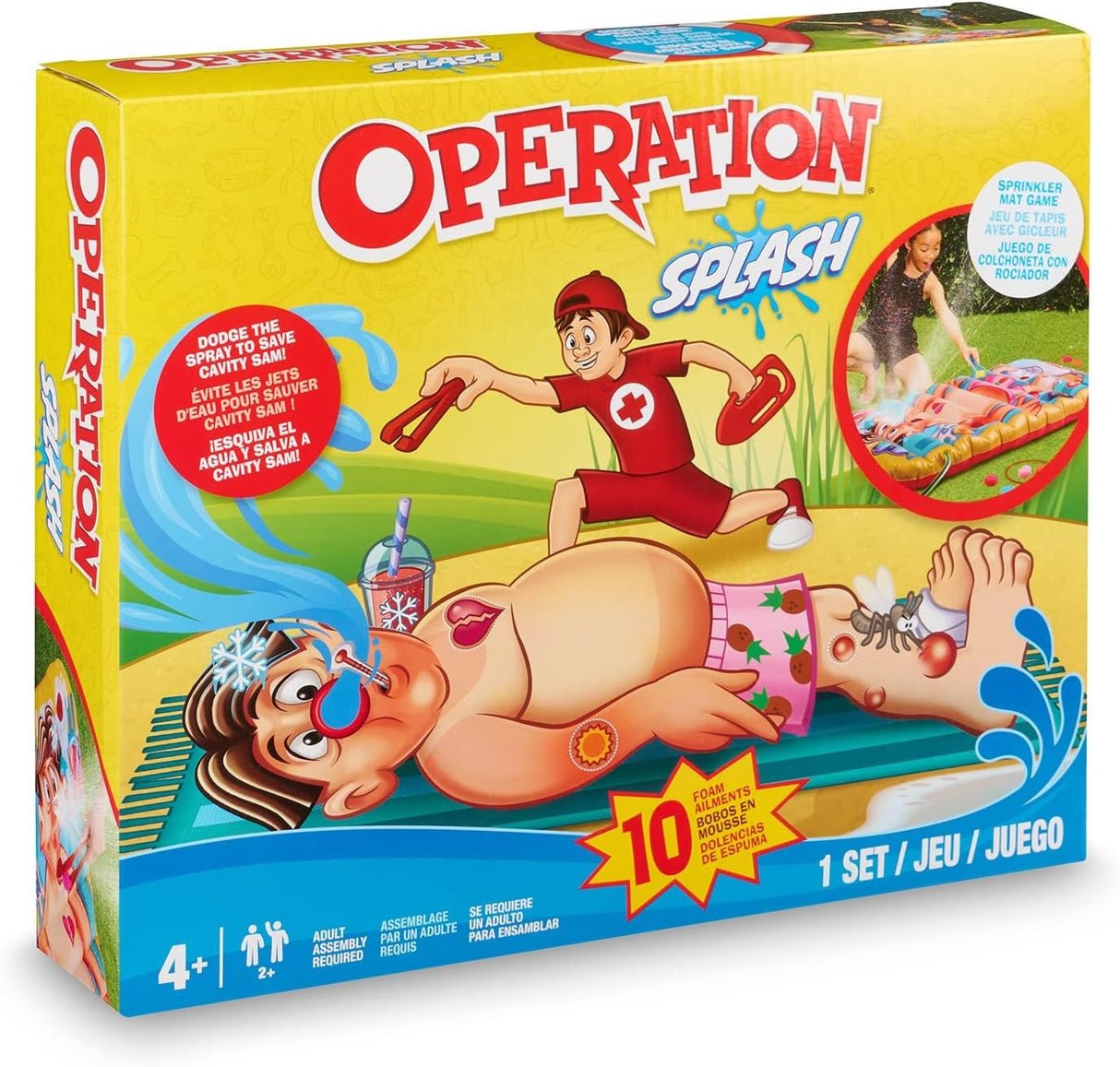 A game where you do your best to remove Cavity Sam's ailments, but now you're being timed. The longer you take to remove all five ailments, the more you get soaked!