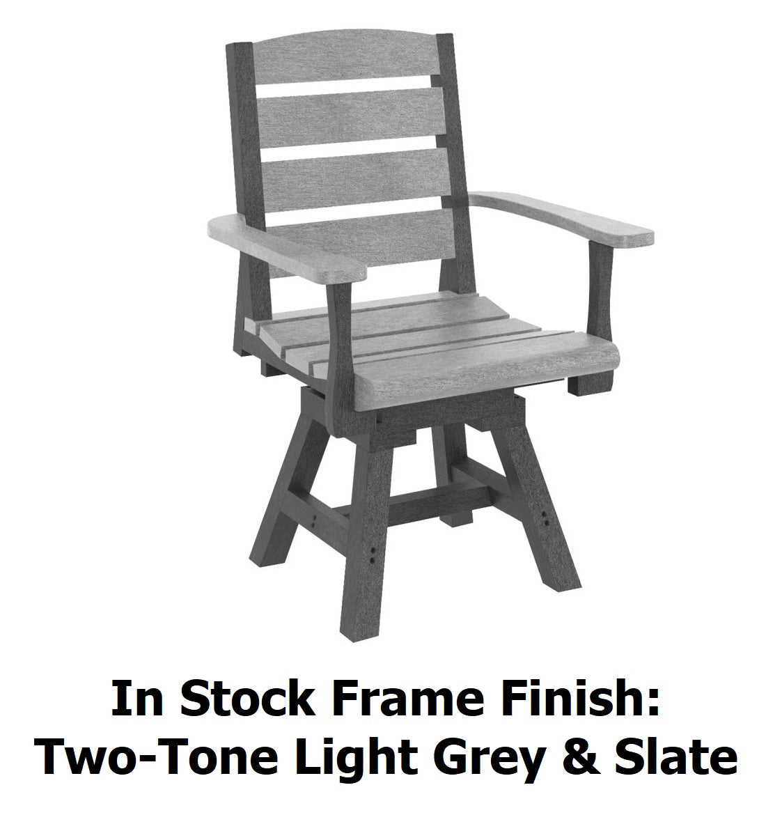 Light Grey & Slate Napa Resin Dining Collection