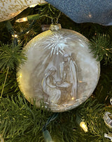 5" North Star Holy Family Disc Ornament