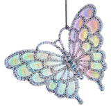3.8" Opalescent Butterfly Ornament