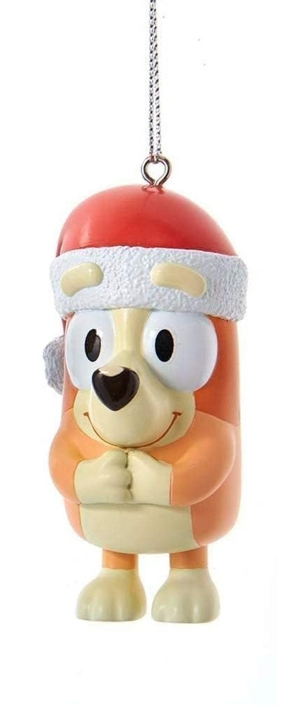5.12" Christmas Bluey/Bingo Ornament