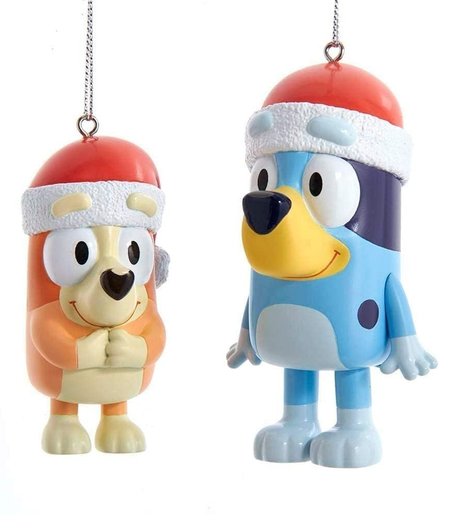 5.12" Christmas Bluey/Bingo Ornament