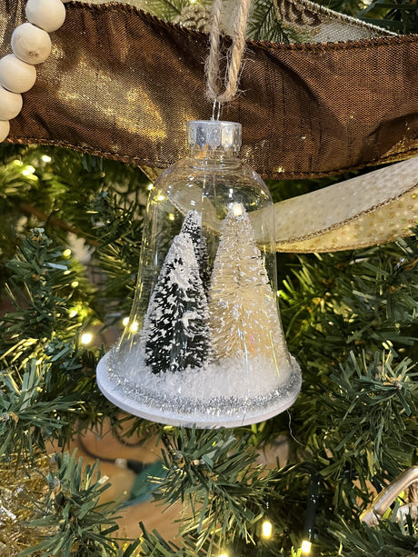 4.5" Cloche Tree Grove Ornament
