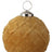 Diamond flocked ornament. One is ivory colored and one is taupe colored.