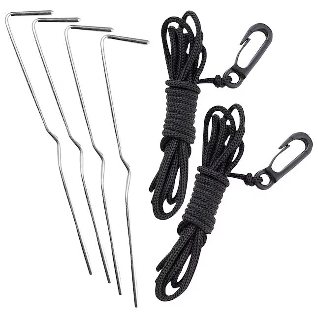 Stakes and tethers for an Inflatable Halloween Decoration.