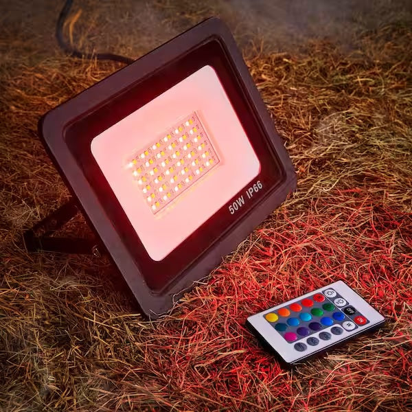 Floodlight that features 16 colors and 4 different light modes.